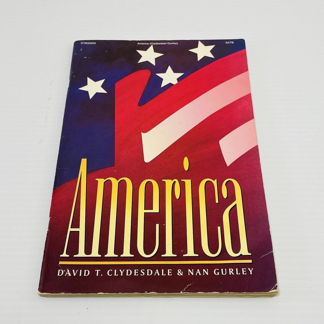 America Choir Book Music Note Song Musician Vintage Church Etsy