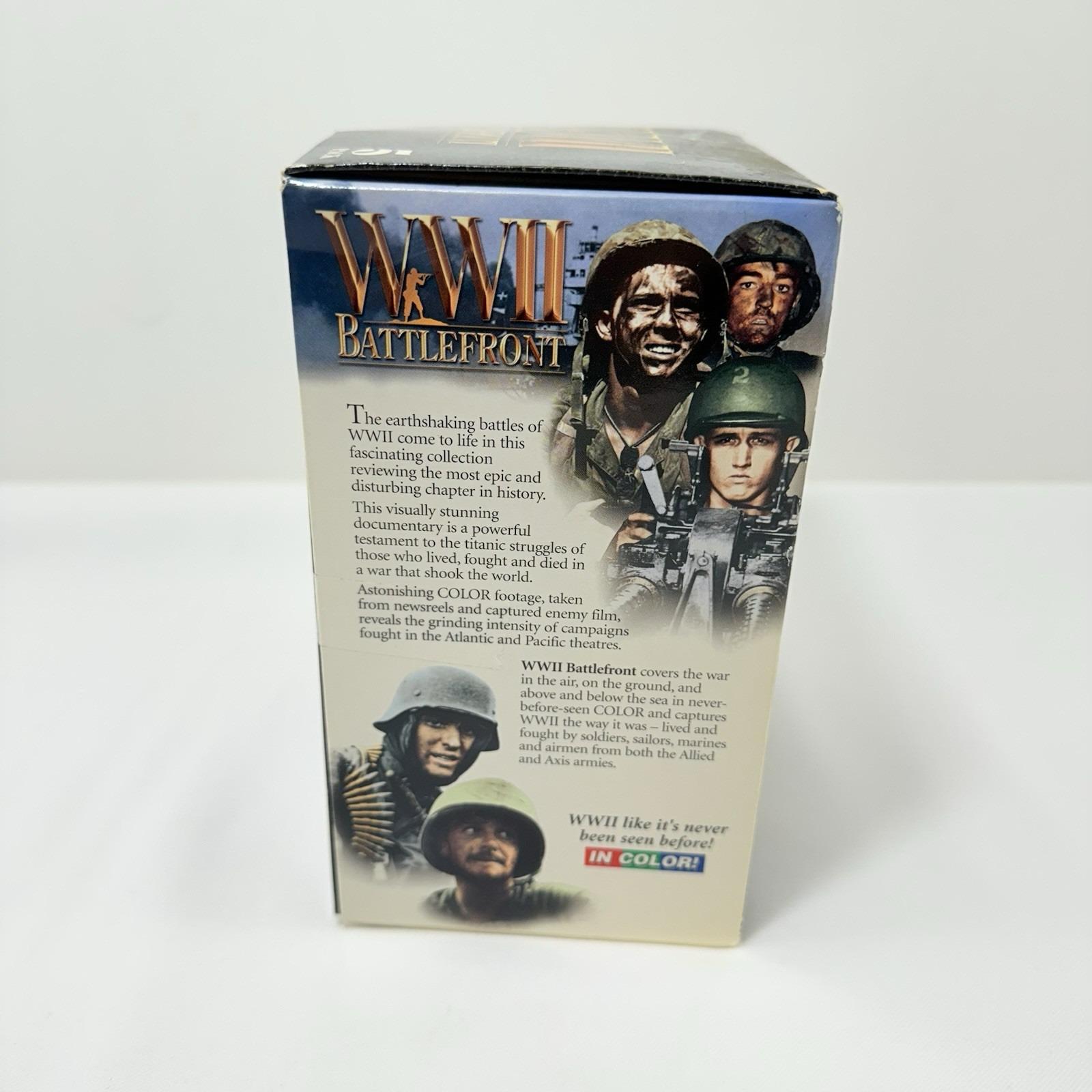 Vintage VHS WWII Battlefront Movie Color Box Set Complete World