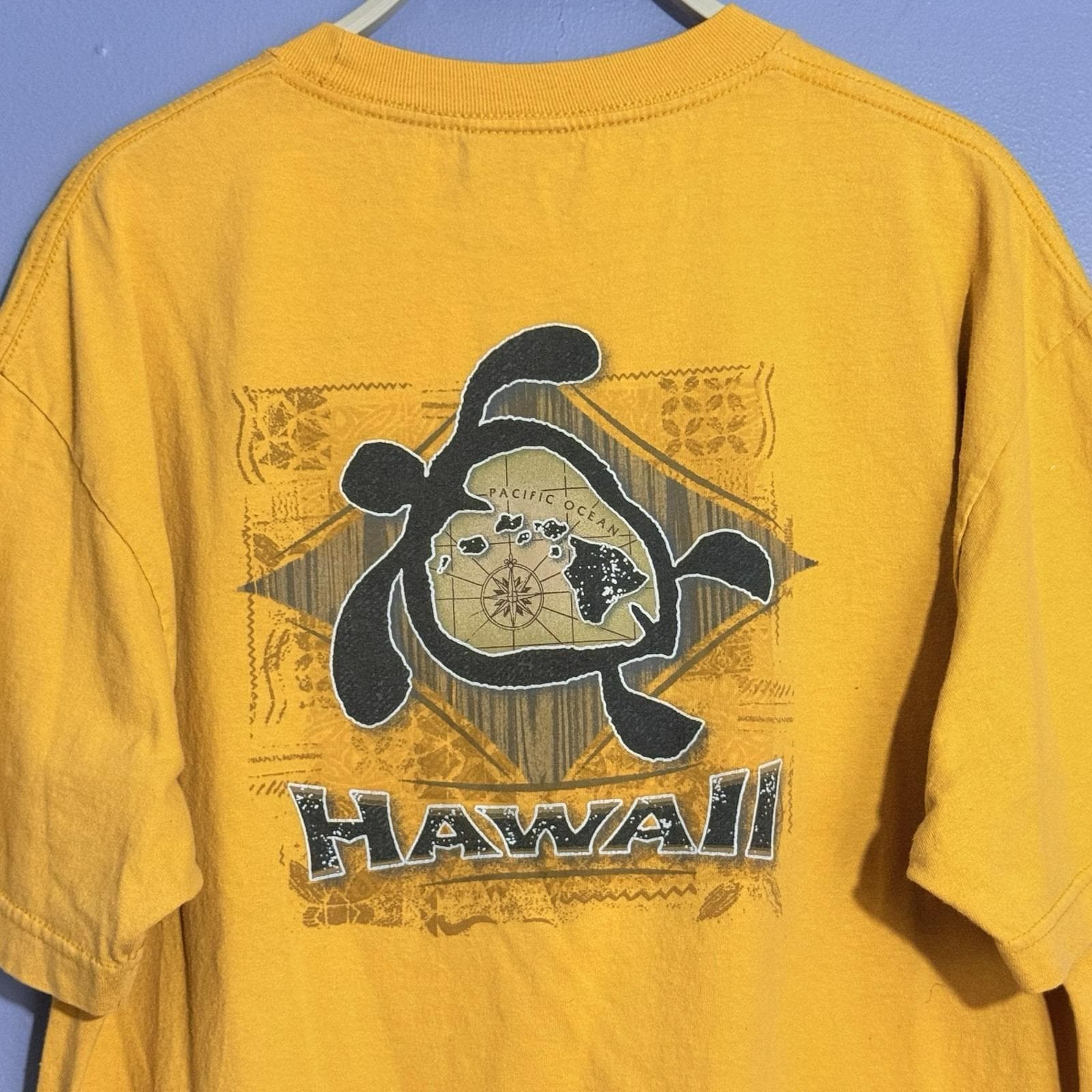 45RPM 新品❣️ヴィンテージ HAWAIIウミガメデザイン T 人気 サーフウェア ハワイ ハワイアン ウミガメ Tシャツ メンズ サイズ L