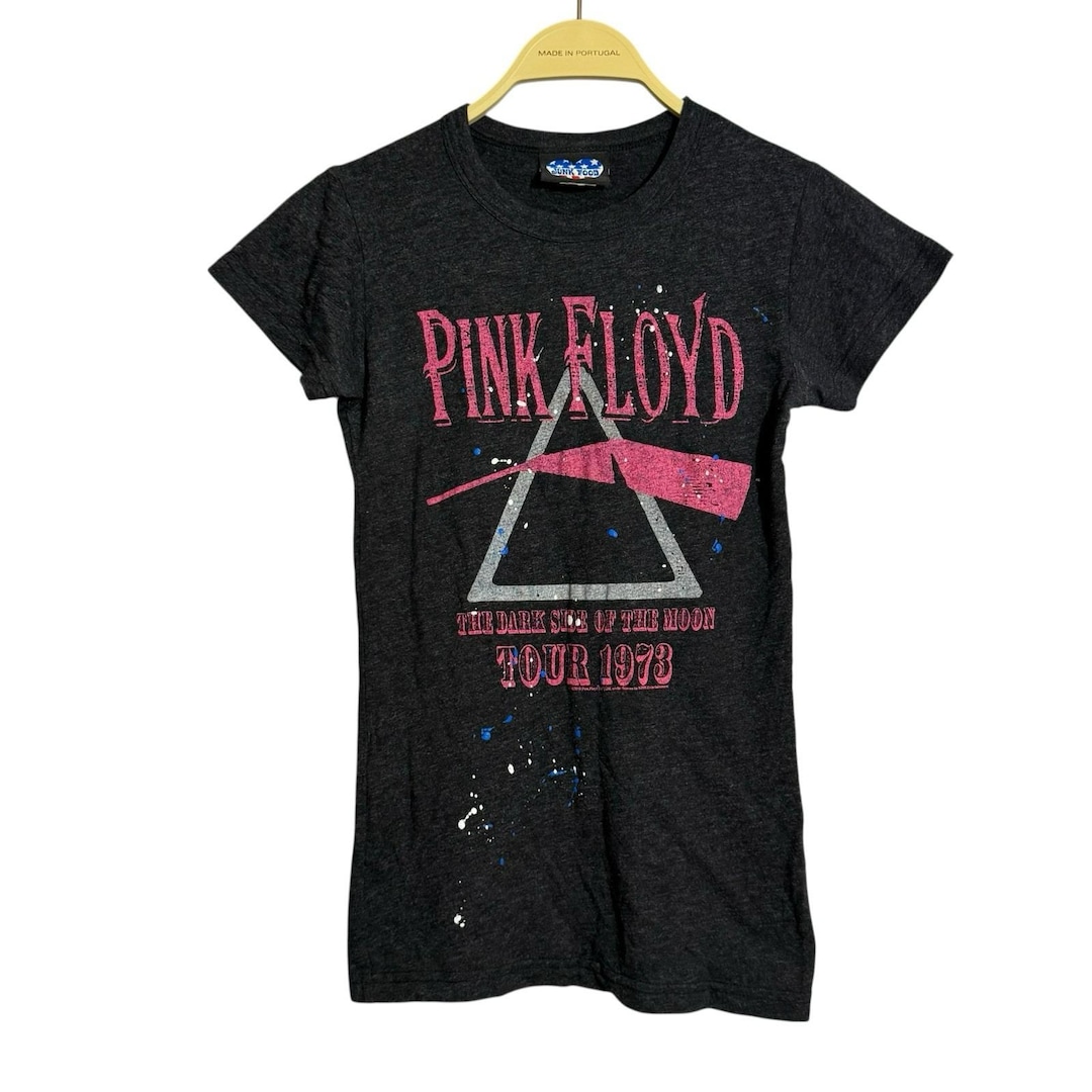 Vintage Junk Food Pink Floyd Tour 1973 Women Tshirt Size S Logo