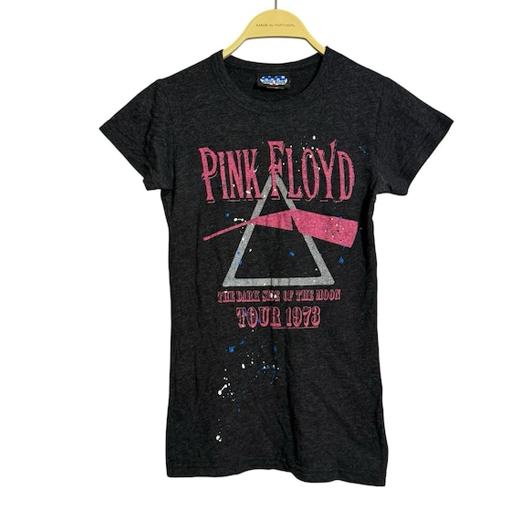 Vintage Junk Food Pink Floyd Tour 1973 Women Tshirt Size S Logo
