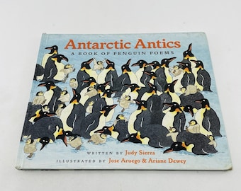 Antarctic Antics Sierra Judy Penguin Poesie Libro per bambini Immagine Facile per principianti