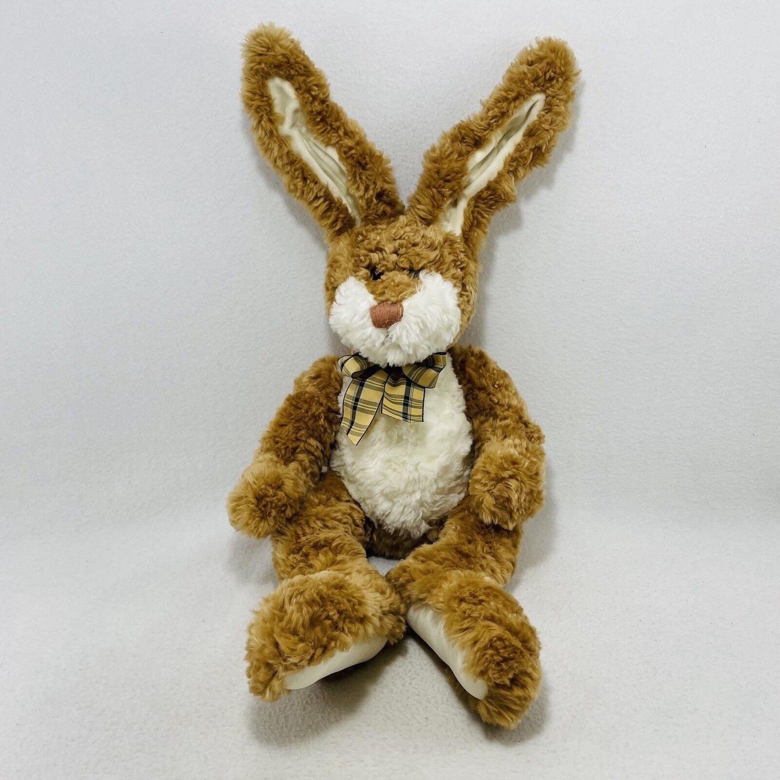 Russ Rabbits Vintage Russ Percy Bunny Rabbit Plush 24” Brown Adjustable Wired Ears ...