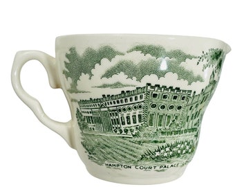 Vintage Theekopje Cup Sprout Small Creamer, Hampton Court Palace Londen, Engeland Trip Souvenir Memorabilia Memory Place Tourist Collector