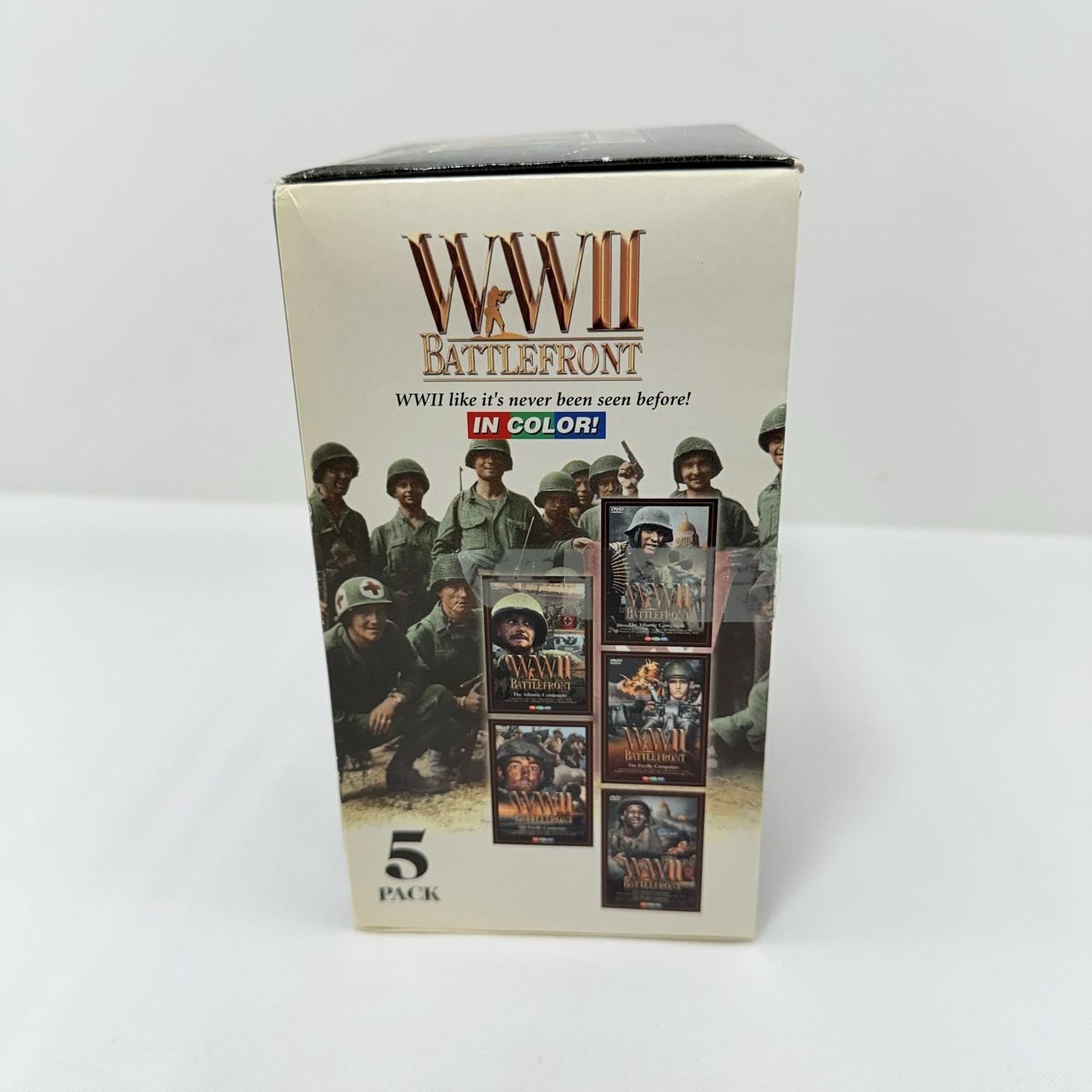Vintage VHS WWII Battlefront Movie Color Box Set Complete World