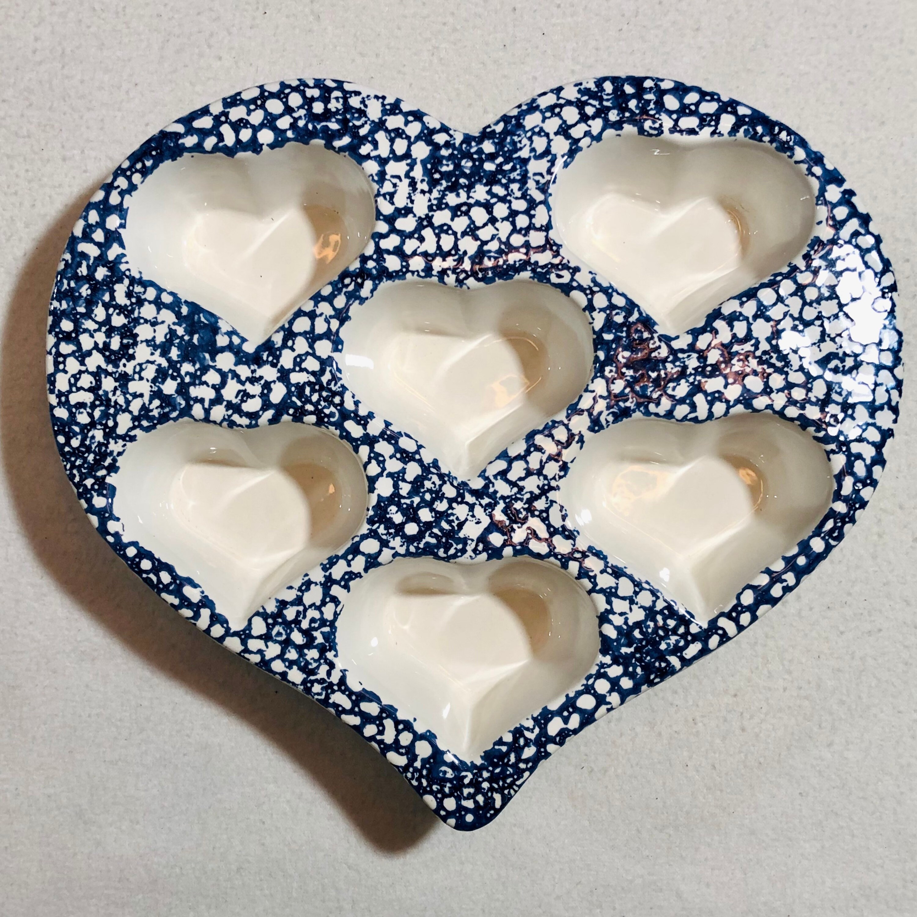 Vintage Heart Shaped Muffin Cupcake Pan 12 Baking Dish Tray Etsy