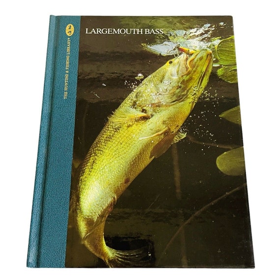 Rare Don Oster Largemouth Bass Vintage Book Fish Hunting Fishing Library  Reference Fisherman Guideline Handbook Guide Manual Education 