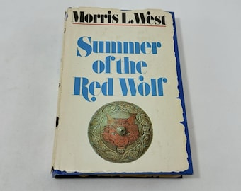 Libro antiguo Verano de Lobo Rojo Morris West Novela Ficción Magia Misterio Escocia Suspenso Misterio Escritor Austriaco Autor Aventura Tapa dura