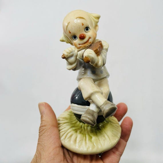 ヴィンテージ レフトン ピエロ ボゾ フィギュア バイオリン