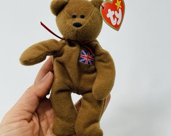 Ty ティーン ビーニー ブリタニア ベア ぬいぐるみ イギリス 英国 英語