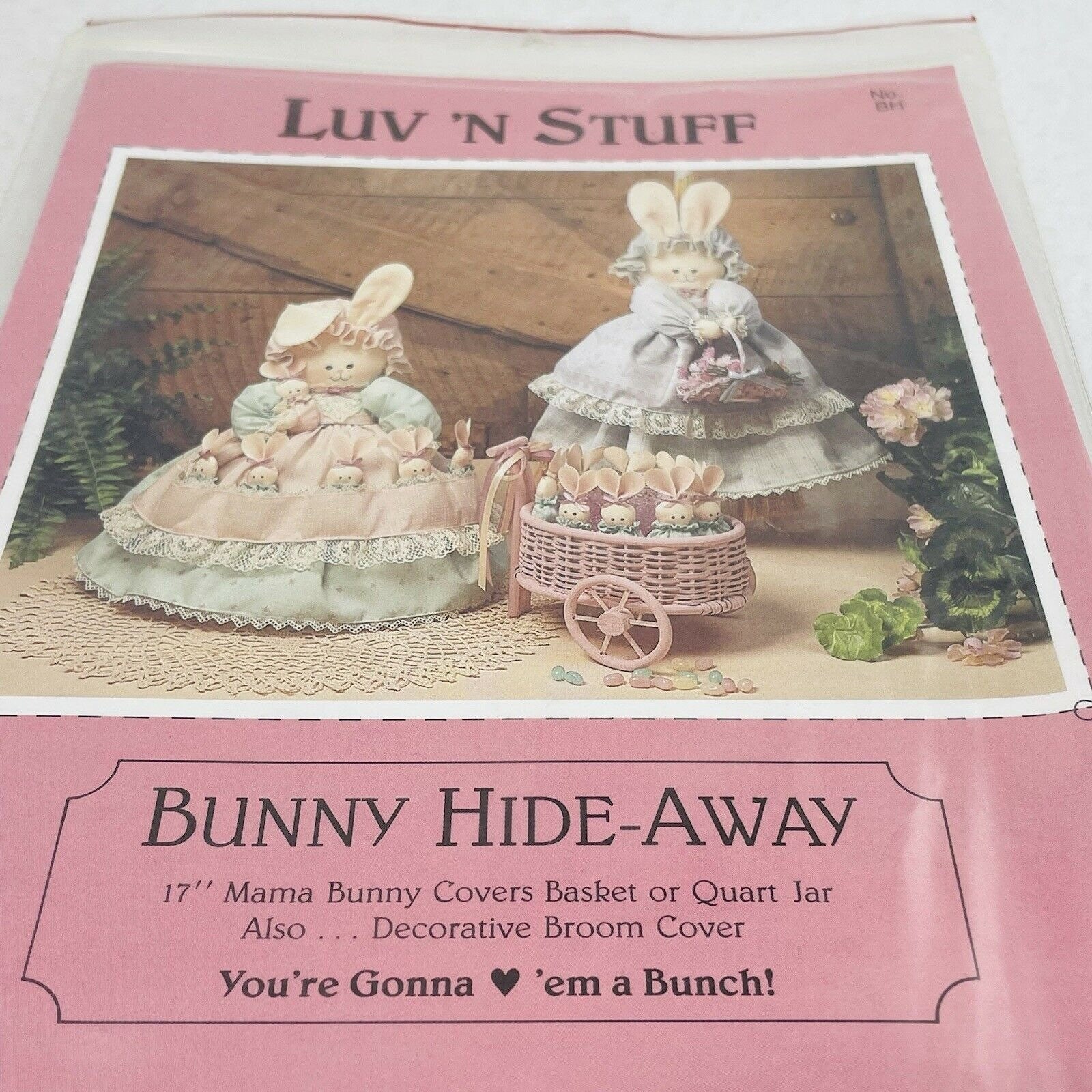 希少な 1987 年製ヴィンテージ パターン、Luv N Stuff、イースター