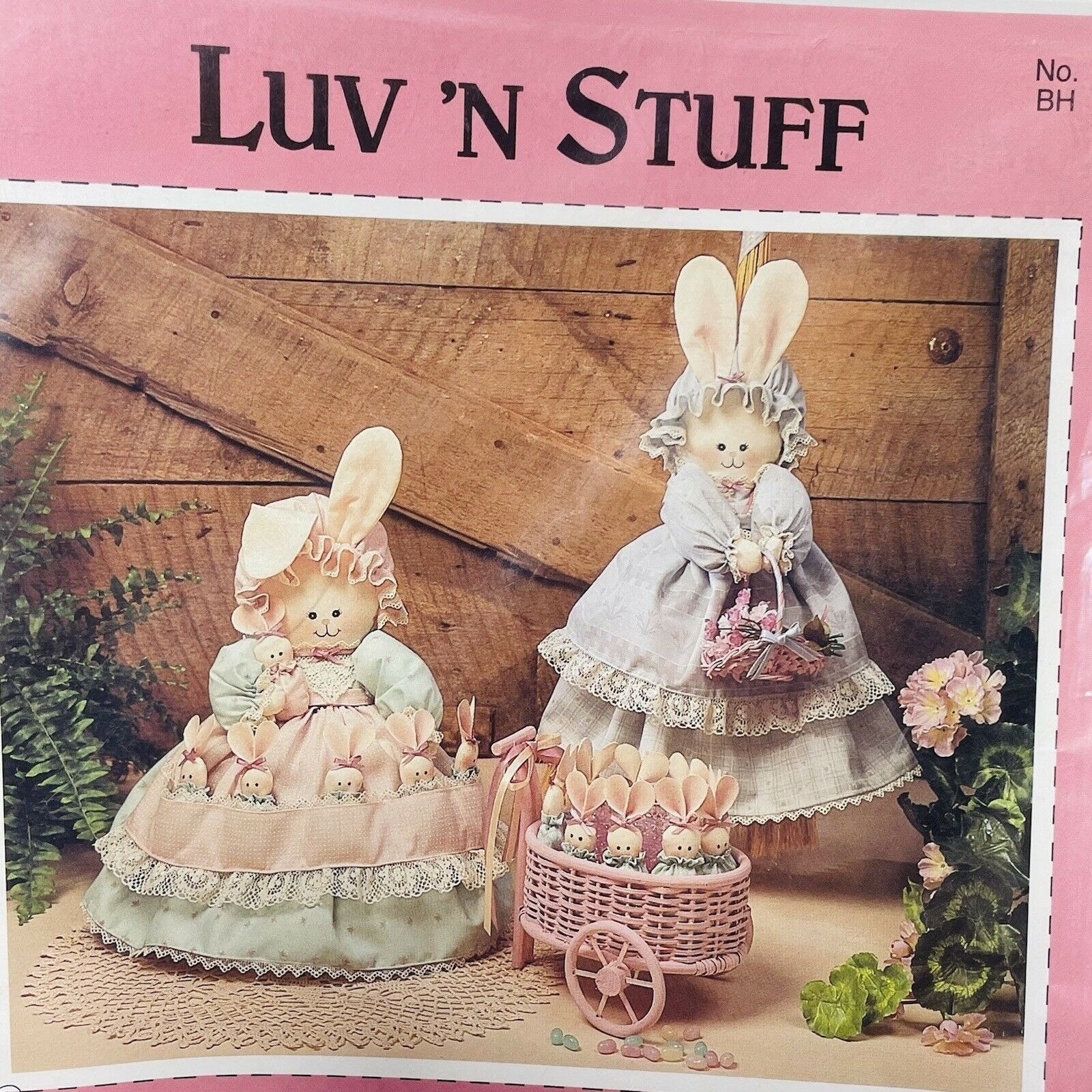 希少な 1987 年製ヴィンテージ パターン、Luv N Stuff、イースター