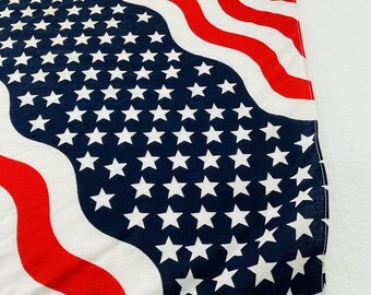 Bandana Vintage USA – Big Eagle Drapeau Américain Étoiles – Années 90 Patriot