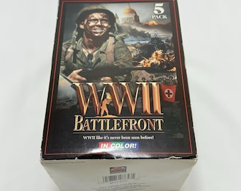 Vintage VHS WWII Battlefront Movie Color Box Set Complete World