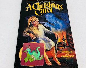 クリスマス・キャロル チャールズ・ディケンズ ヴィンテージブック 古典 完全版 完全小説 ペーパーバック 子供 コレクター コレクターズアイテム 読者向け 簡単