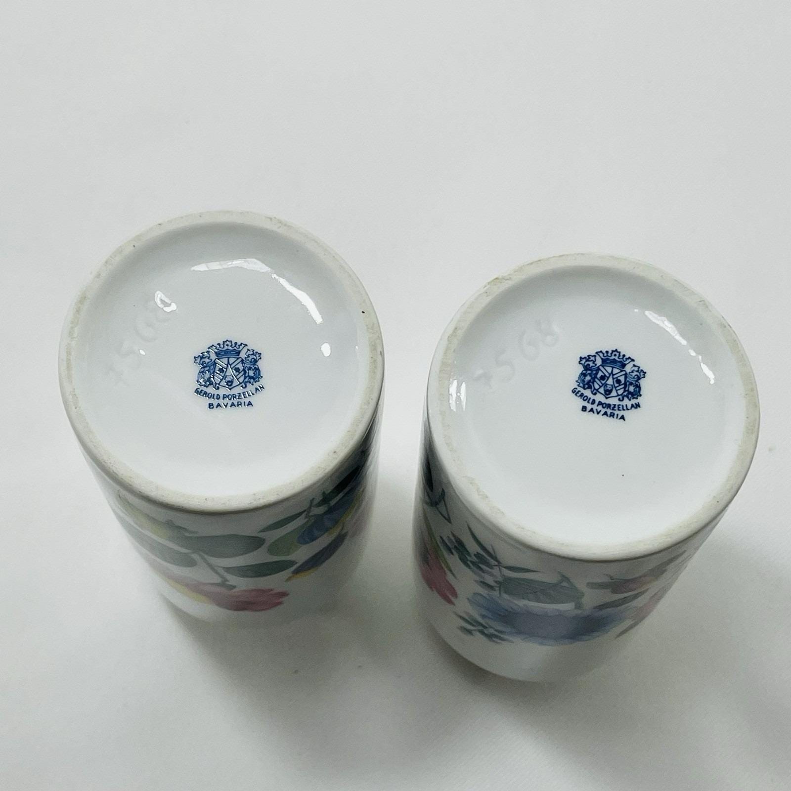 Gerold Porzellan Bavaria Vinegar Oil Set 7568 Container Bottle