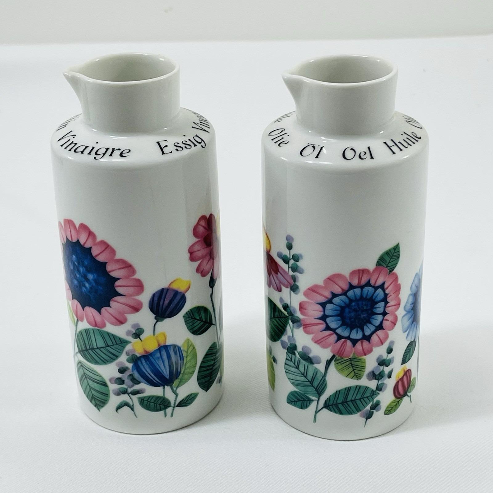 Gerold Porzellan Bavaria Vinegar Oil Set 7568 Container Bottle