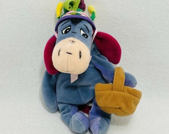 Disney Winnie The Pooh, Eeyore Plush 9 "Carry Easter Holiday Egg Basket Toy Doll Collector Coleccionable Kid Playset Friends