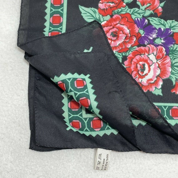Vintage Handkerchief Hankie Bandana 30"x30” Big S… - image 7