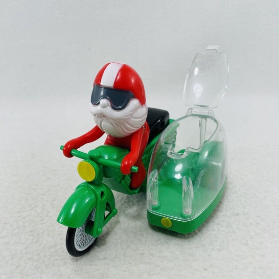 Moto jouet en bois vert, cadeau pour garçons, filles, jouet fait