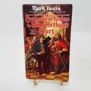 Rare Vintage Book, Connecticut Yankee In King Arthur Court, Mark Twain, Complete Unabridged Collector Collectible Humor Funny