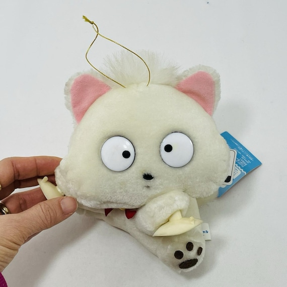 まさむねこ様 Vintage 1997 Sega Momo Tama Friends White Cat Kitten Plush Toy