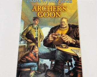 Archer Goon Diana Jones Vintage kinderen Kid boek goochelaars fictie wizard grappig avontuur roman paperback