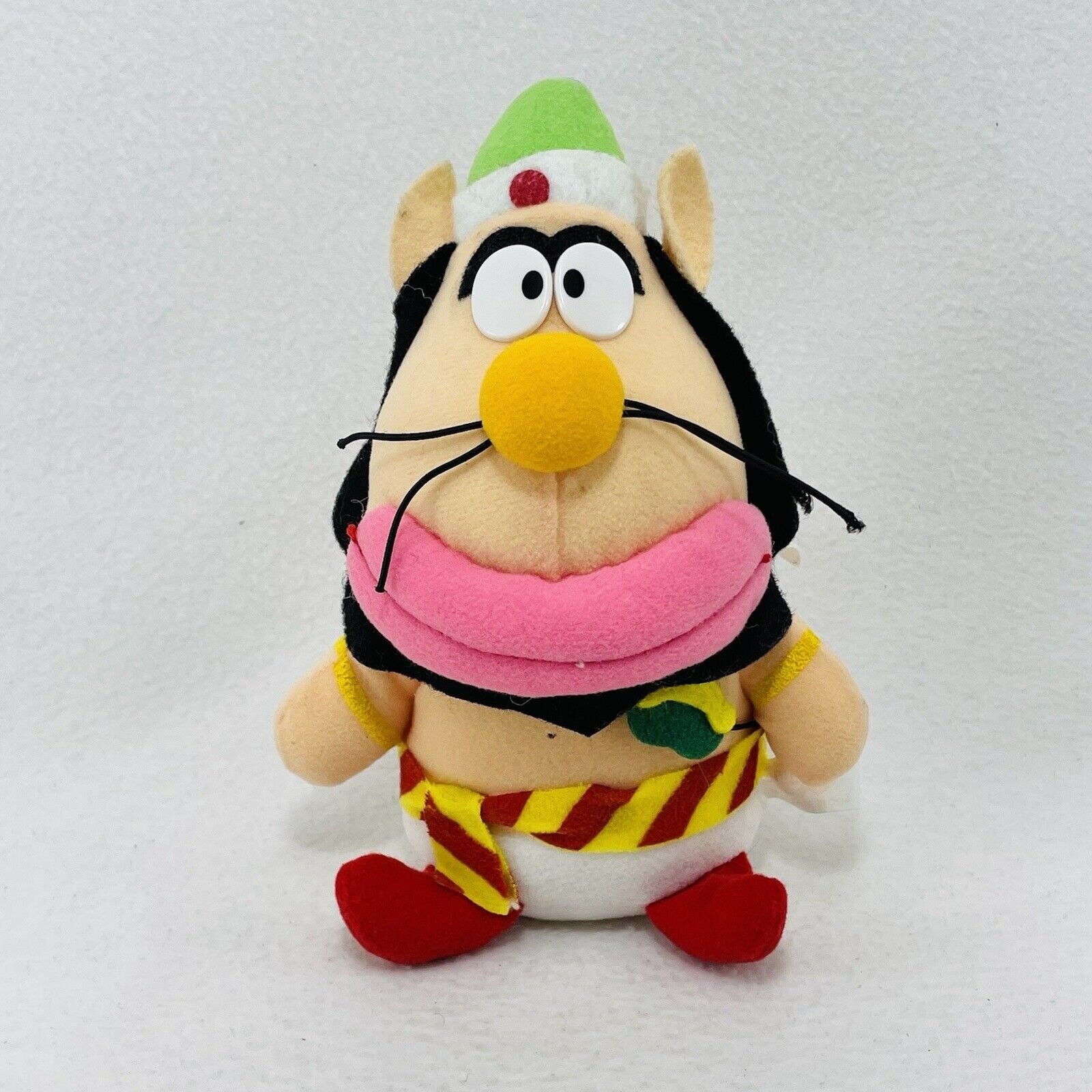 Vintage Banpresto Japanese Bob Hakushon Demon King Plush Genie Daimao Doll Toy Animation Anime Fairy Tale Japan Cartoon Kid TV Kawaii Rare