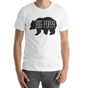 Big Poppa Shirt, Dad Shirt, Grandfather Tee, Father Gift, Free Shipping