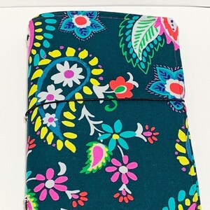 Paisley Traveler&#39;s Journal, Faux Midori Notebook, Fabric Journal