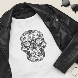 Sugar Skull T-Shirt, Day of the Dead, Dia de los Muertos, Sugar Skull, Skeleton