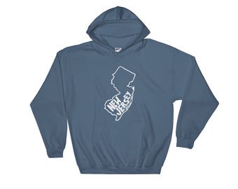 New Jersey, New Jersey Hooded Sweatshirt, Hoodie