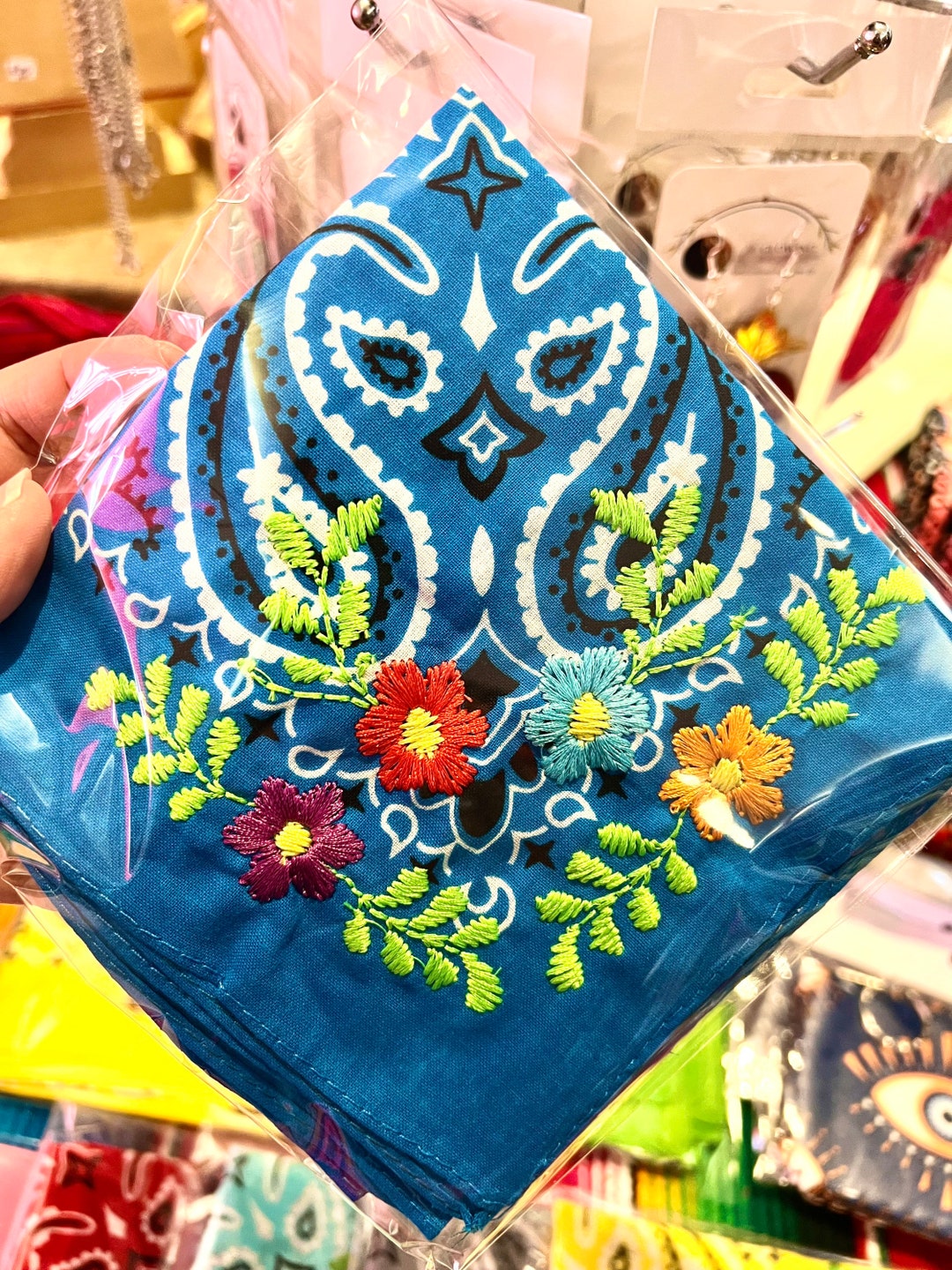 embroidered-royal-blue-bandana-head-bandana-neck-bandana-tote