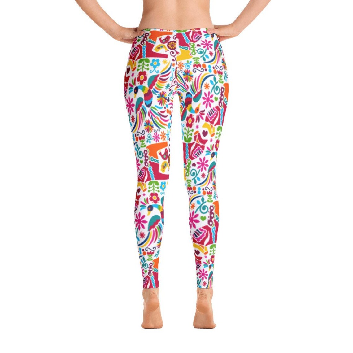 Mexican Pattern Leggings Mexican Leggings Mexican Otomi Etsy