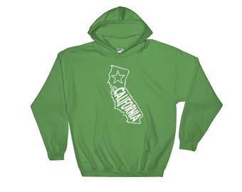 California, State Hooded Sweatshirt, Hoodie