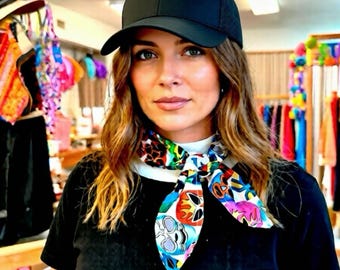 Mexican Wrestling “Luchador” Ascot Scarf, Head Wrap, Hat Band, Birthday, Christmas Gifts