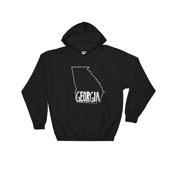 Georgia State Hooded Sweatshirt Hoodie Etsy