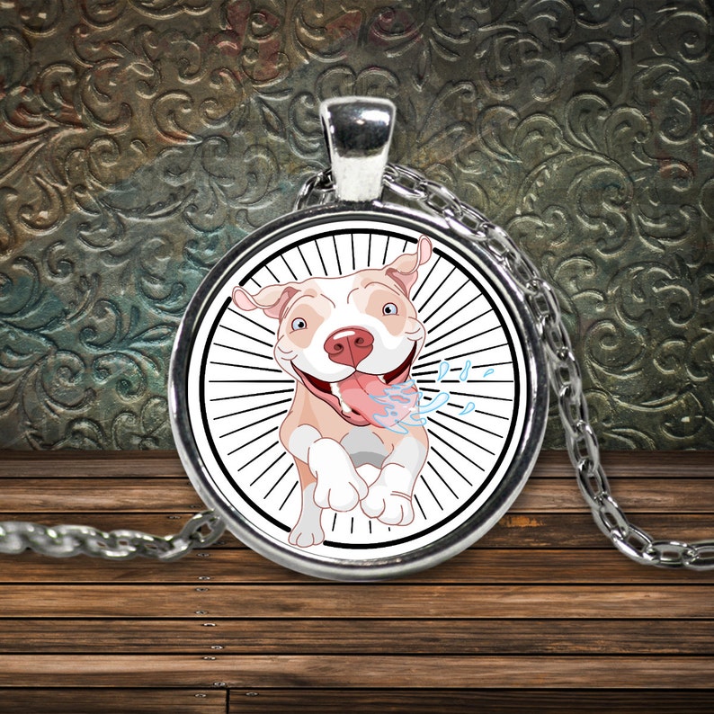 Pitbull Necklace Pitbull Coffee Jewellery Pit Bull Necklace Pit bull Jewellery