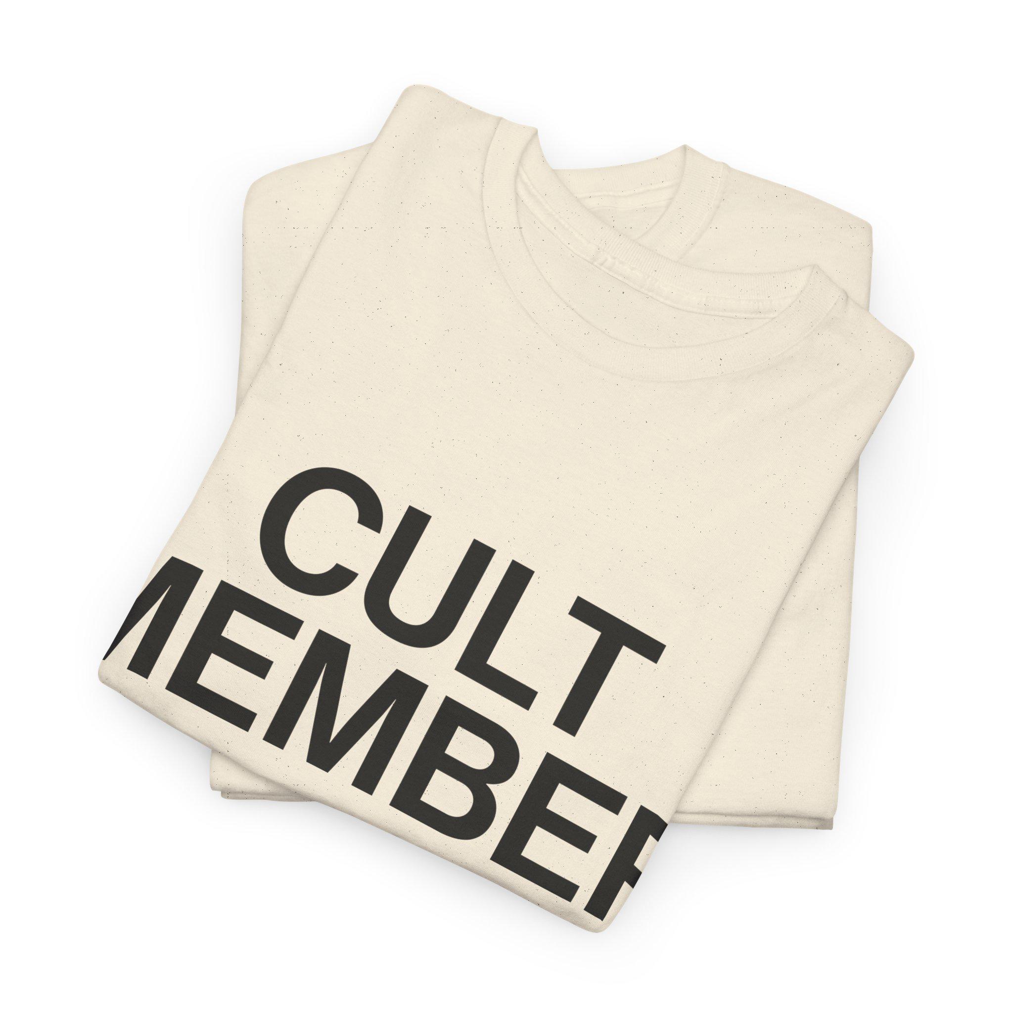 カルトメンバーTシャツ、ダークユーモアグラフィックTシャツ、エッジの 