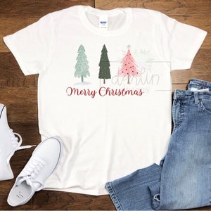 Digital Download Christmas PNG Christmas Sublimation Merry Christmas Trees Sublimation Design Instant Download PNG