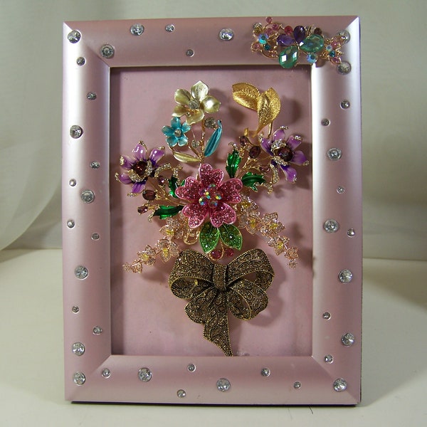 Pink Rhinestone Frame - Etsy