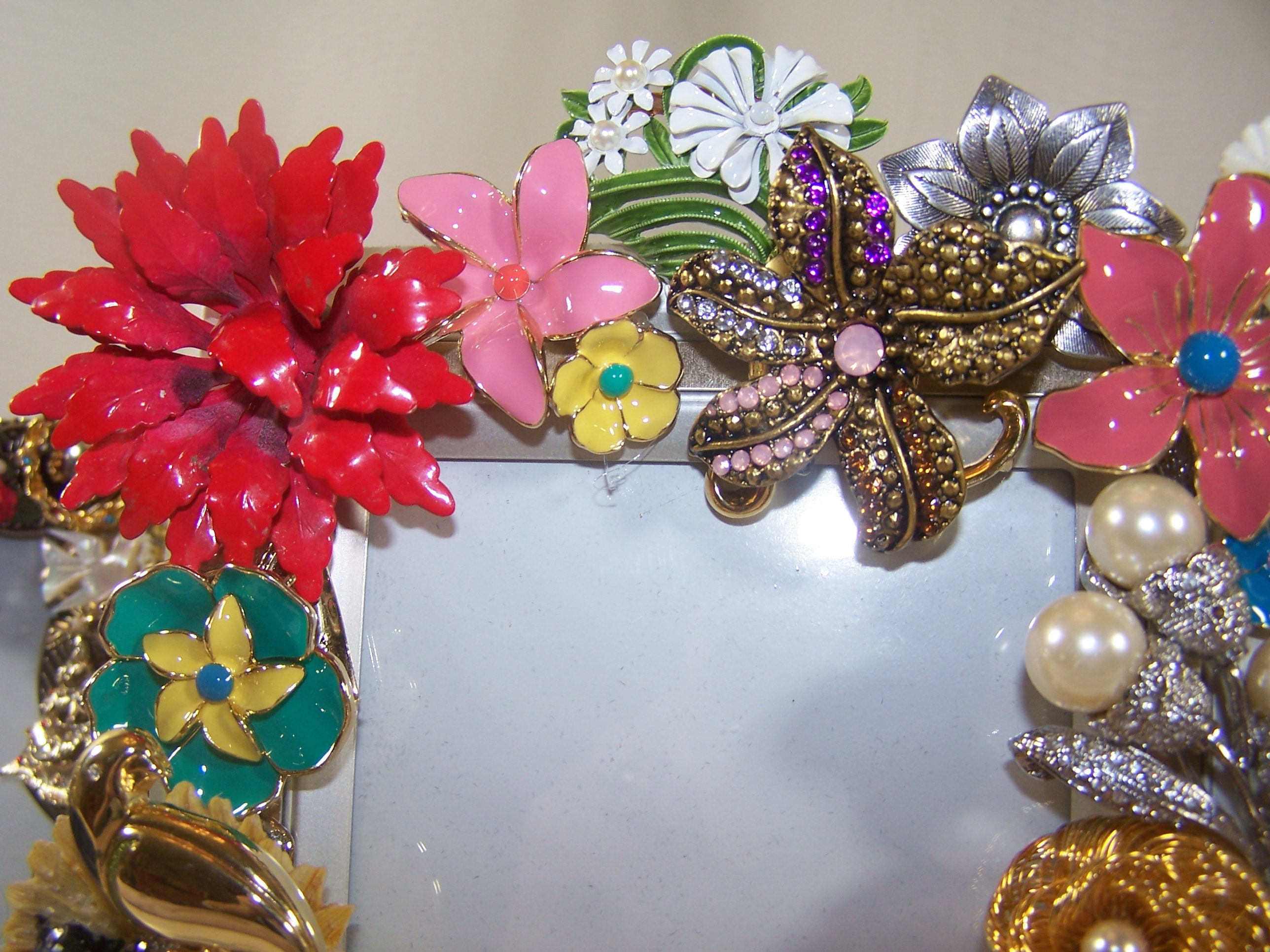 6 X 8 Jeweled Picture Frame Handcrafted From Etsy