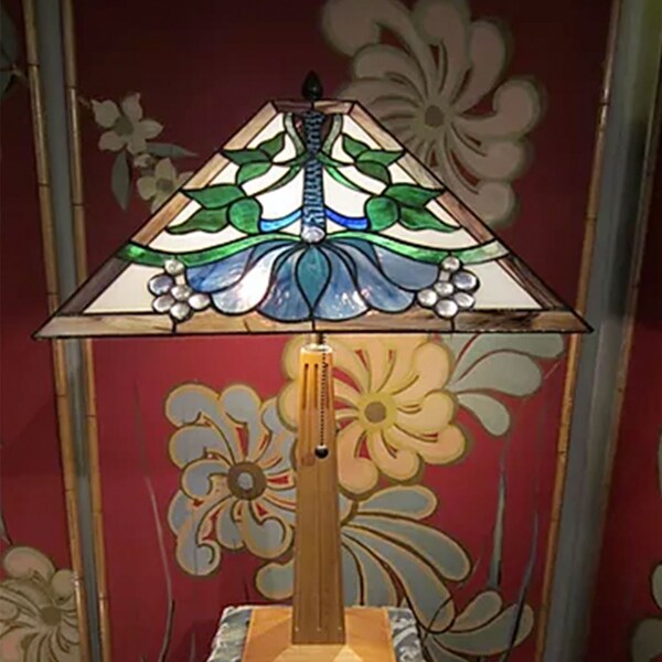Stained Glass Lamp Form Etsy