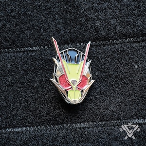 KR01-02 Kamen Rider Zero Two Collectible Soft Enamel Pin