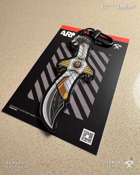 Byakkoshinken - Acrylic Keychain Charm - Etsy