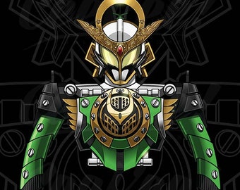 Kamen Rider Zangetsu Kachidoki Arms - 8"x10" Poster