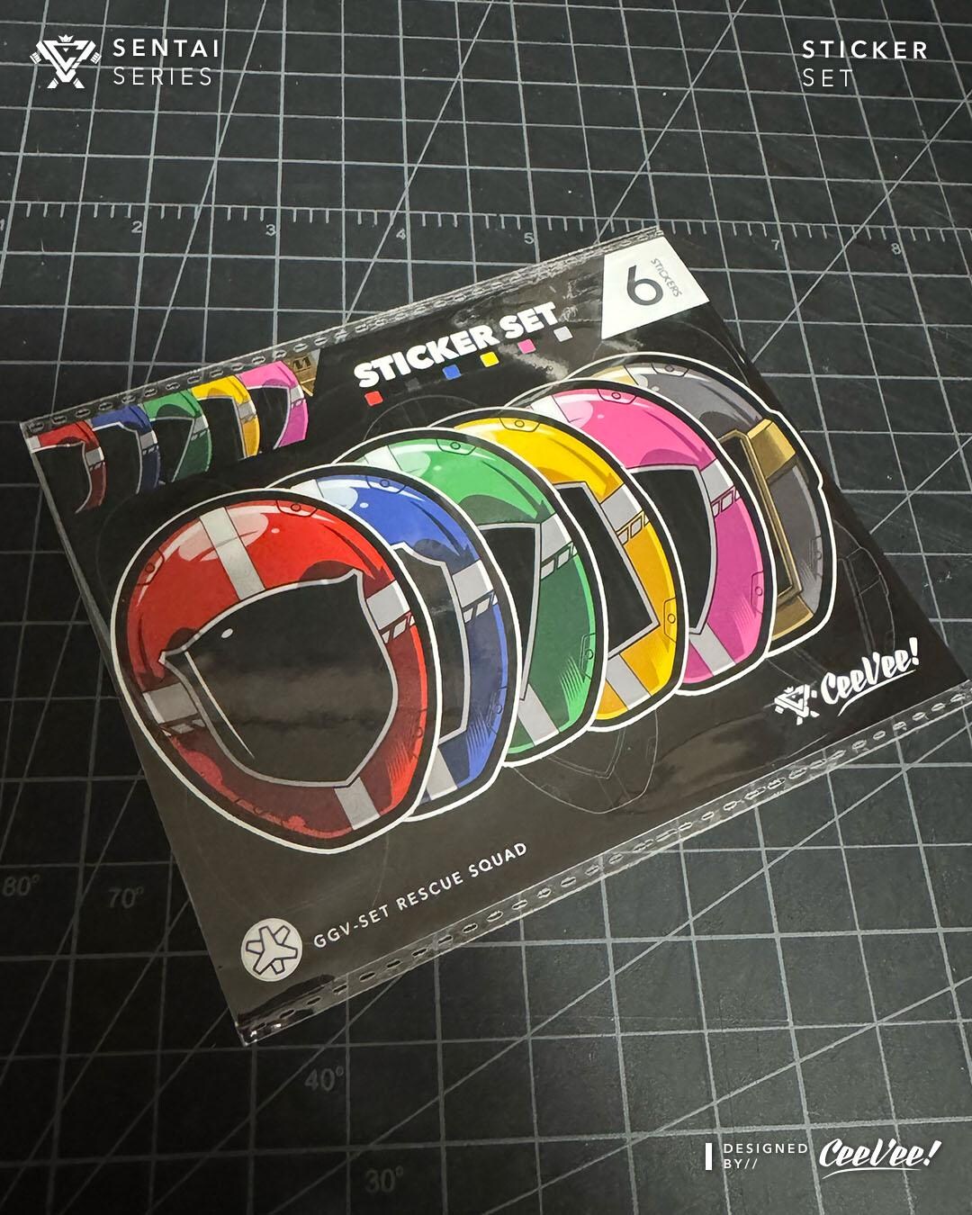 GGV-SET Rescue Squad Vinyl Sticker Set (6 Stickers) - Etsy