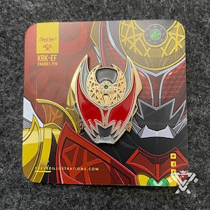 KRK-EF Kamen Rider Kiva Emperor Form Collectible Soft Enamel  Pin