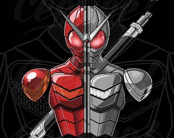 Kamen Rider W Heat Metal -  8"x10" Poster