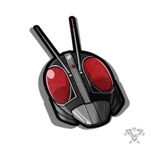 KR-BRX Kamen Rider Black RX Vinyl Sticker